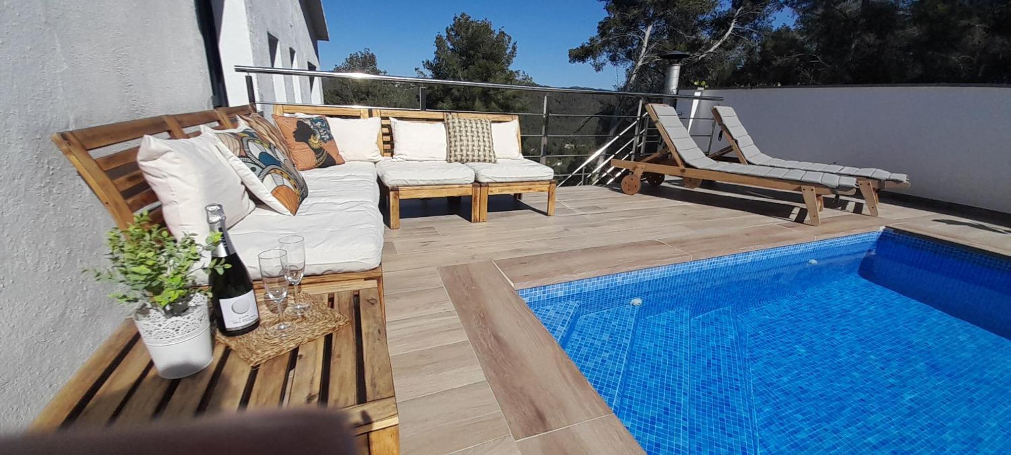 Villa Avril Piscina Privada Y Amplias Terrazas Olivella Exterior foto